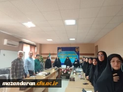 جلسه شورای اداری پردیس فاطمه الزهرا(س) ساری با حضور دابوئی رئیس پردیس خواهران ساری  2