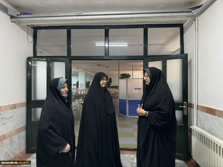 بازدید دابوئی رئیس پردیس فاطمه الزهرا(س) ساری  2