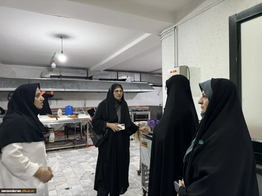 بازدید دابوئی رئیس پردیس فاطمه الزهرا(س) ساری  2