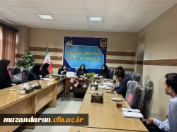 جلسه باز آموزی کارورزی 1 با حضور رئیس پردیس خواهران 6