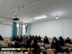 حضور مسئولین دانشگاه فرهنگیان پردیس فاطمه الزهرا (س) ساری در آغازین روز از شروع کلاس هابرای تبریک سال تحصیلی جدید 2