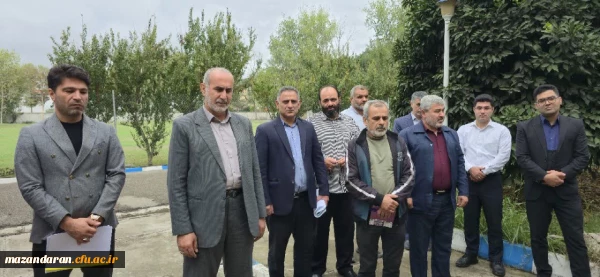 کلنگ زنی ساخت کلاس های جدید در پردیس دکتر شریعتی ساری 2