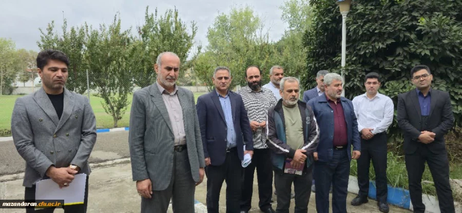 کلنگ زنی ساخت کلاس های جدید در پردیس دکتر شریعتی ساری 2