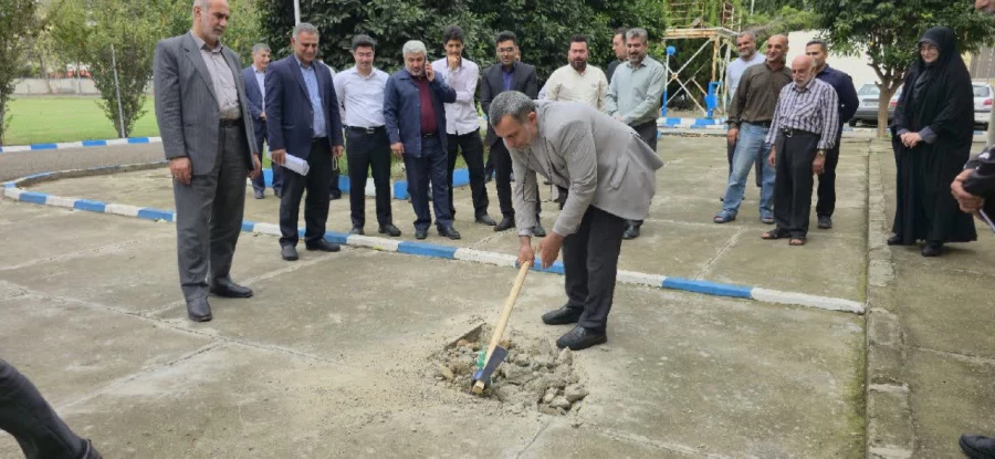 کلنگ زنی ساخت کلاس های جدید در پردیس دکتر شریعتی ساری 5