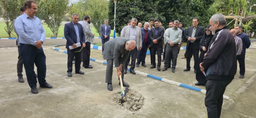 کلنگ زنی ساخت کلاس های جدید در پردیس دکتر شریعتی ساری 6