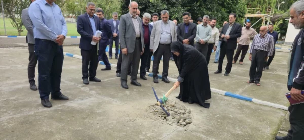 کلنگ زنی ساخت کلاس های جدید در پردیس دکتر شریعتی ساری 14