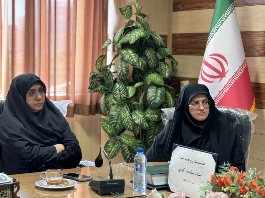 «نشست روایت نبرد» نشست روایت نبرد به مناسبت هفته دفاع مقدس در پردیس فاطمه الزهرا(س) ساری 2