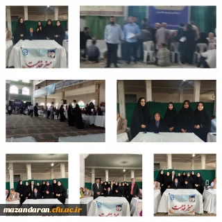 برگزاری میز خدمت در مصلای نماز جمعه