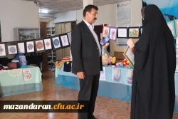 بازدید یونسی سرپرست اداره آموزش و پرورش شهرستان قائمشهر از نمایشگاه دستاوردهای دانشجویی دانشگاه فرهنگیان قائمشهر 4