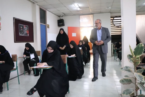 بازدید مهدوی رئیس دانشگاه فرهنگیان استان مازندران از روند برگزاری امتحانات  2
