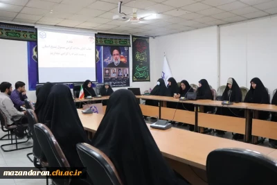 تودیع فاطمه دامغانی، فرمانده اسبق بسیج دانشجویی مرکز حضرت فاطمه (س) قائمشهر و معارفه ساجده داداشی، فرمانده جدید بسیج دانشجویی مرکز 