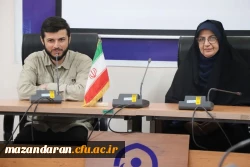 تودیع فاطمه دامغانی، فرمانده اسبق بسیج دانشجویی مرکز حضرت فاطمه (س) قائمشهر و معارفه ساجده داداشی، فرمانده جدید بسیج دانشجویی مرکز  2