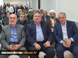 افتتاح دانشگاه فرهنگیان در کلارآباد شهرستان عباس آباد با حضور رئیس کمیسیون اقتصادی مجلس و سایر مسئولین کشوری و استانی 5