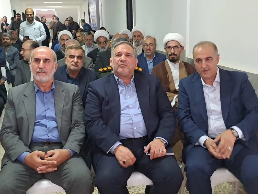 افتتاح دانشگاه فرهنگیان در کلارآباد شهرستان عباس آباد با حضور رئیس کمیسیون اقتصادی مجلس و سایر مسئولین کشوری و استانی 5