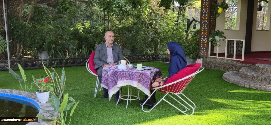 حضور رئیس دانشگاه فرهنگیان مازندران در برنامه تلویزیونی «صواحی»
 2