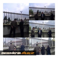 بازدید باقری معاون مالی و پشتیبانی آموزش و پرورش شهرستان قائمشهر از دانشگاه فرهنگیان مرکز حضرت فاطمه(س)قائمشهر  2