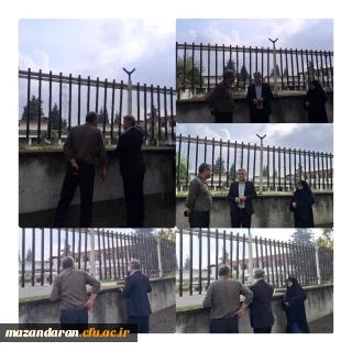 بازدید باقری معاون مالی و پشتیبانی آموزش و پرورش شهرستان قائمشهر از دانشگاه فرهنگیان مرکز حضرت فاطمه(س)قائمشهر 