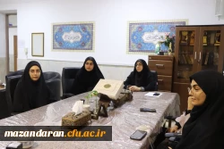 جلسه شورای صنفی پردیس فاطمه الزهرا(س) ساری با حضور دابوئی رئیس پردیس  2