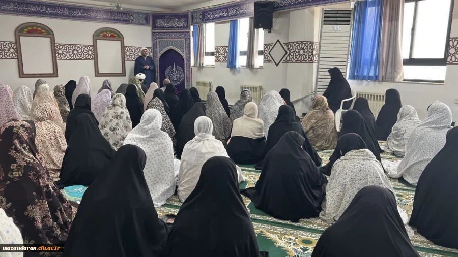 مراسم تکریم و معارفه امام جماعت پردیس خواهران 5