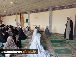 نماز جماعت پویا با حضور مسئول امور شاهد و ایثارگران دانشگاه فرهنگیان استان مازندران 2