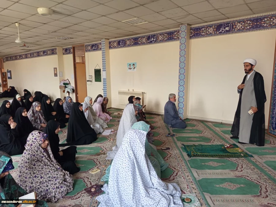 نماز جماعت پویا با حضور مسئول امور شاهد و ایثارگران دانشگاه فرهنگیان استان مازندران 2