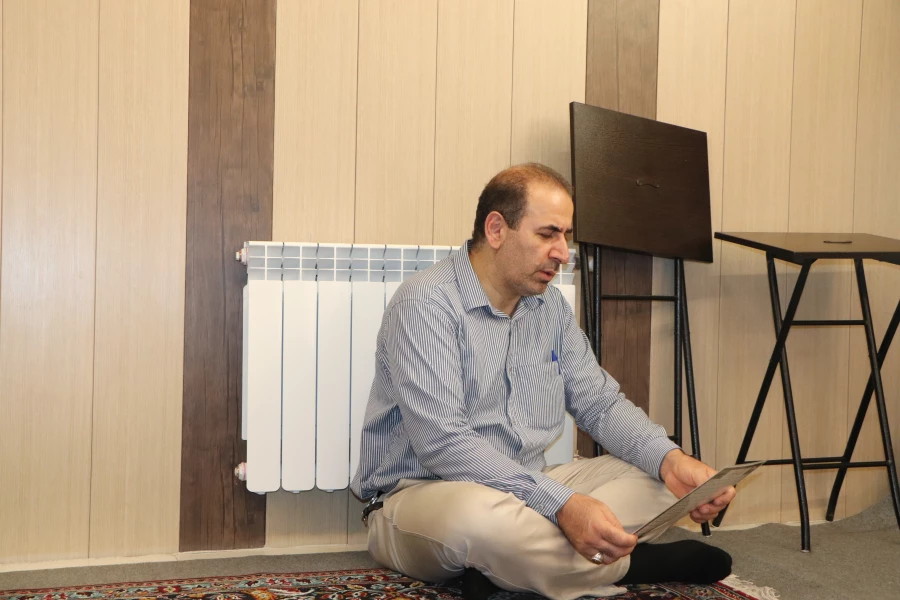 در راستای توسعه فعالیت های فرهنگی ، مراسم پرفیض قرائت زیارت عاشورا در نمازخانه  ساختمان اداری برگزار شد 5