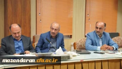 نشست هم اندیشی با محوریت بررسی عملکرد و برنامه ریزی های آموزشی دانشگاه فرهنگیان مازندران
 7