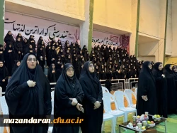 مراسم گرامیداشت هفته تربیت بدنی در پردیس فاطمه الزهرا (س) ساری برگزار گردید. 2