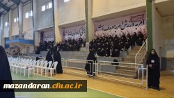 مراسم گرامیداشت هفته تربیت بدنی در پردیس فاطمه الزهرا (س) ساری برگزار گردید. 2