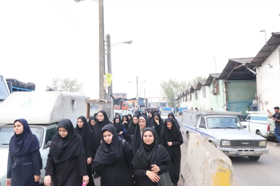 همایش پیاده روی دانشجومعلمان مرکز حضرت فاطمه(س)قائمشهر 2