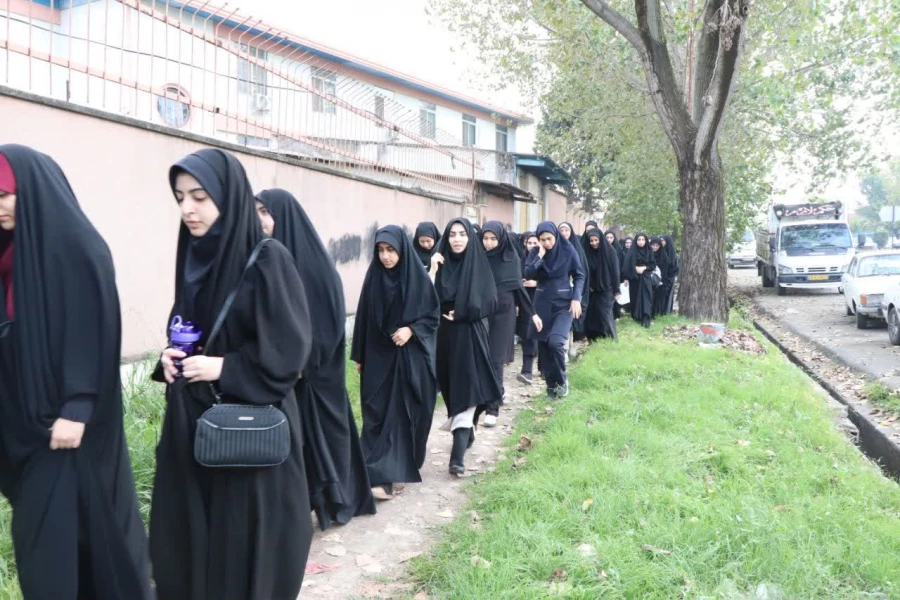 همایش پیاده روی دانشجومعلمان مرکز حضرت فاطمه(س)قائمشهر 2