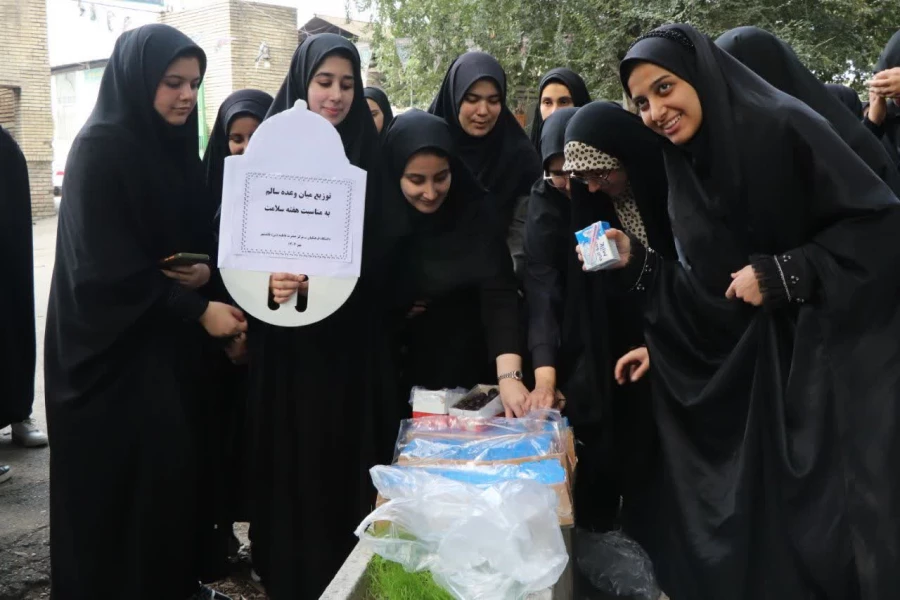 برنامه میانوعده سالم در امامزاده محمد قائمشهر 4