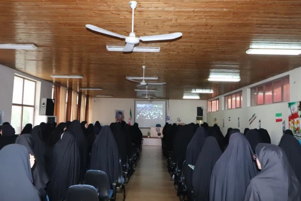 آیین استقبال از نو دانشجو معلمان سراسر کشور به صورت ویدیوکال در مرکز حضرت فاطمه(س)قائمشهر 2