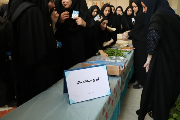 برگزاری میز صبحانه سالم  مرکز حضرت فاطمه(س)قائمشهر
 2