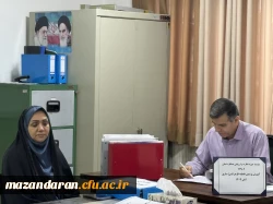 بازدید ادواری رئیس اداره نظارت و ارزیابی عملکرد دانشگاه فرهنگیان مازندران  3
