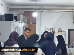 بازدید ادواری رئیس اداره نظارت و ارزیابی عملکرد دانشگاه فرهنگیان مازندران  7