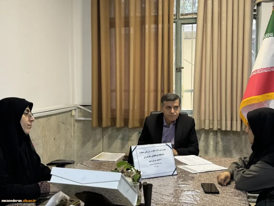 بازدید ادواری رئیس اداره نظارت و ارزیابی دانشگاه فرهنگیان مازندران از پردیس فاطمه الزهرا (س) ساری
 4