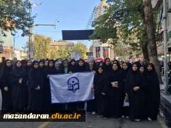 حضور دانشجو معلمان در راهعپیمایی 13 آبان 2