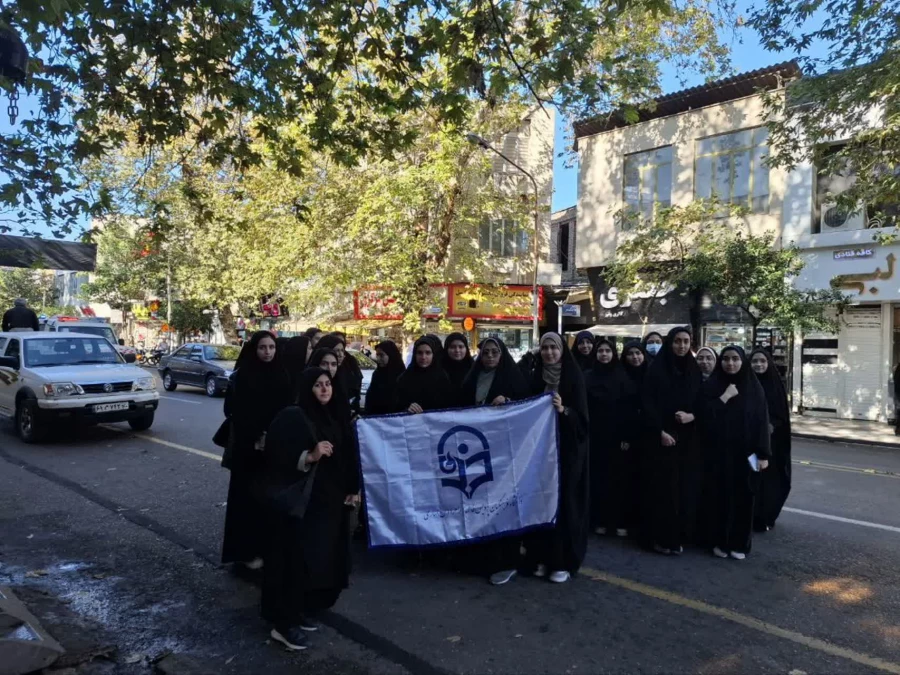 حضور دانشجو معلمان در راهعپیمایی 13 آبان 4