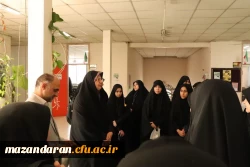 جمعی از دانش آموزان رشته معارفی مدرسه صدرا بابل امروز یکشنبه ۱۸ آبان ۱۴۰۴ از دانشگاه فرهنگیان مرکز حضرت فاطمه(س)بازدید کرده اند. 2