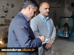 بازدید کرامتی رئیس اداره نظارت و ارزیابی دانشگاه فرهنگیان مازندران از قسمت های مختلف مرکز حضرت فاطمه(س)قائمشهر 2