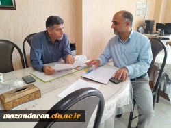 بازدید کرامتی رئیس اداره نظارت و ارزیابی دانشگاه فرهنگیان مازندران از قسمت های مختلف مرکز حضرت فاطمه(س)قائمشهر 2