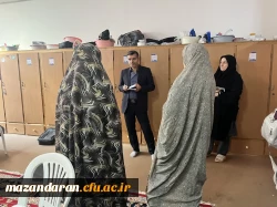 بازدید کرامتی رئیس اداره نظارت و ارزیابی دانشگاه فرهنگیان مازندران از قسمت های مختلف مرکز حضرت فاطمه(س)قائمشهر 2