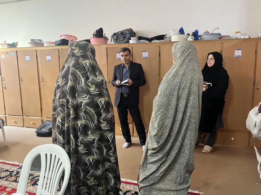 بازدید کرامتی رئیس اداره نظارت و ارزیابی دانشگاه فرهنگیان مازندران از قسمت های مختلف مرکز حضرت فاطمه(س)قائمشهر 2