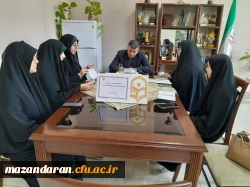 بازدید کرامتی رئیس اداره نظارت و ارزیابی دانشگاه فرهنگیان مازندران از قسمت های مختلف مرکز حضرت فاطمه(س)قائمشهر 2