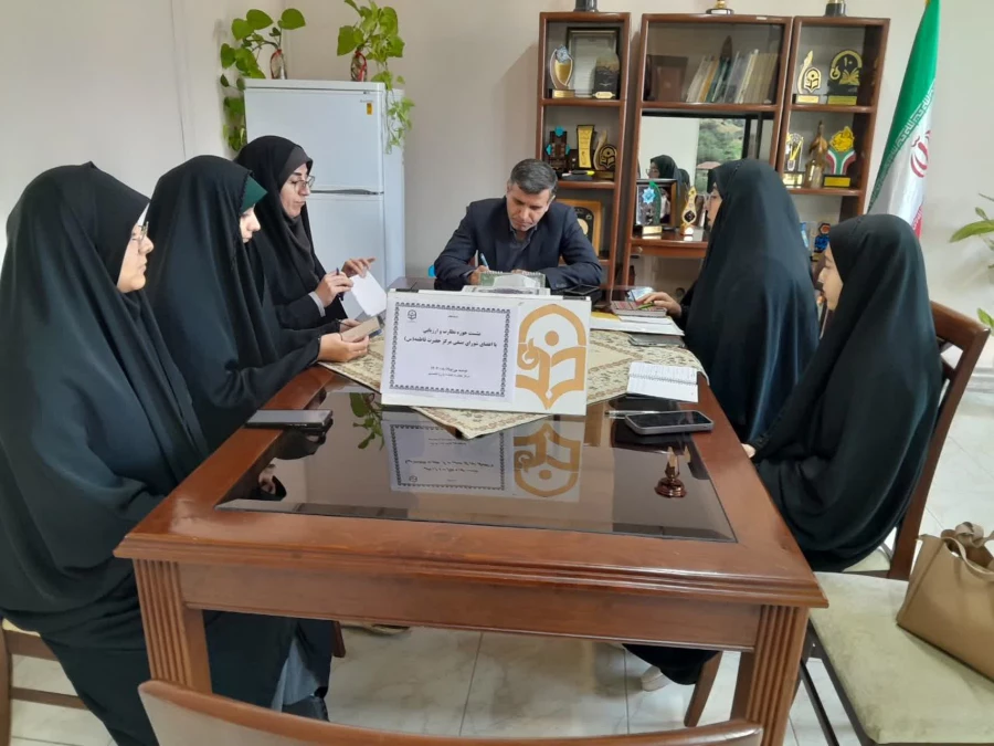 بازدید کرامتی رئیس اداره نظارت و ارزیابی دانشگاه فرهنگیان مازندران از قسمت های مختلف مرکز حضرت فاطمه(س)قائمشهر 2