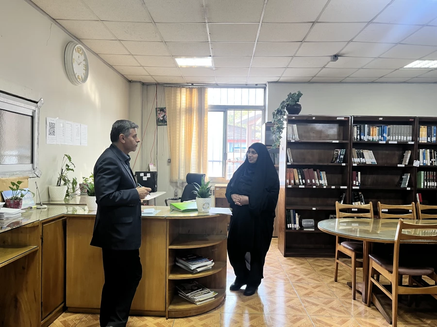 بازدید کرامتی رئیس اداره نظارت و ارزیابی دانشگاه فرهنگیان مازندران از قسمت های مختلف مرکز حضرت فاطمه(س)قائمشهر 2