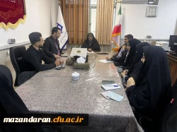 نشست ریاست پردیس خواهران با هیات آمادگی جسمانی استان مازندران جهت هماهنگی و برگزاری کلاس های مربیگری و داوری 2