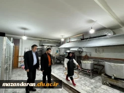 بازدید مسئولان امور دانشجویی استان از پردیس خواهران ساری  3