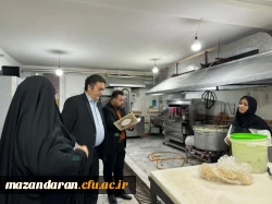 بازدید مسئولان امور دانشجویی استان از پردیس خواهران ساری  4